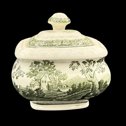 Villeroy & Boch Rusticana grün: Zuckerdose mit Deckel - 8,5 cm