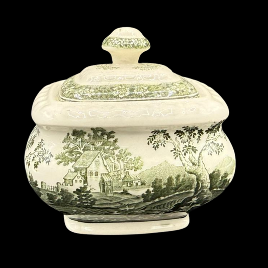 Villeroy & Boch Rusticana grün: Zuckerdose mit Deckel - 8,5 cm