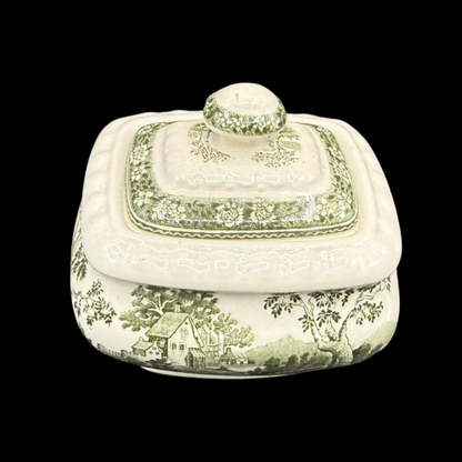 Villeroy & Boch Rusticana grün: Zuckerdose mit Deckel - 8,5 cm