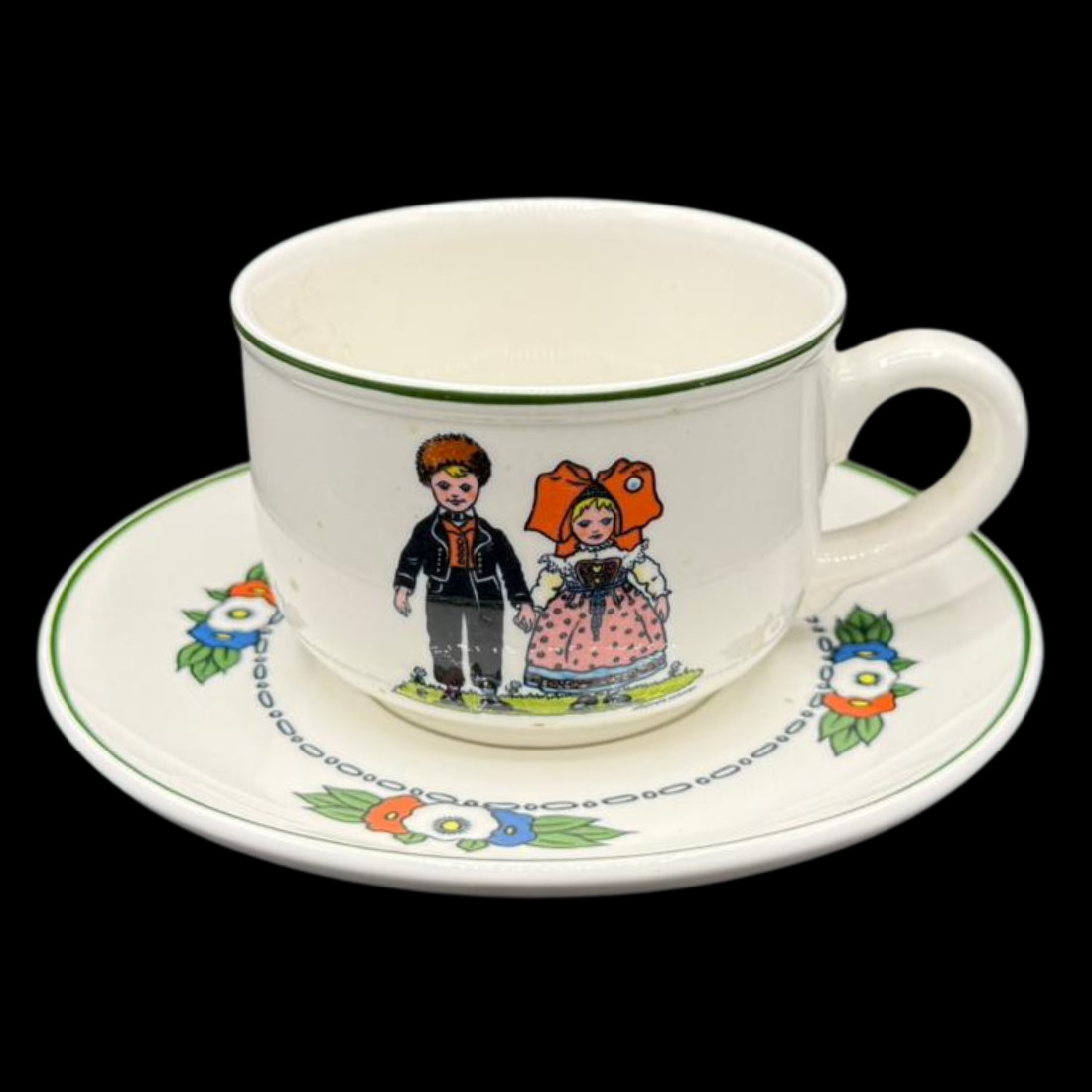 Villeroy & Boch Hansi d´alsace: Kaffeetasse / Teetasse mit Unterteller - neuwertig