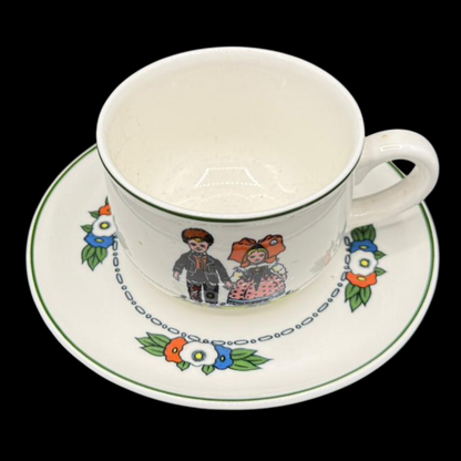 Villeroy & Boch Hansi d´alsace: Kaffeetasse / Teetasse mit Unterteller - neuwertig