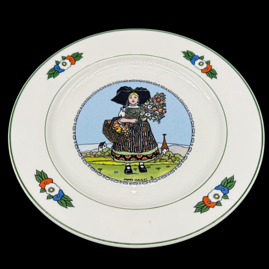 Villeroy & Boch Hansi d´alsace: Kuchenteller / Frühstücksteller "Apfelkorb" - neu