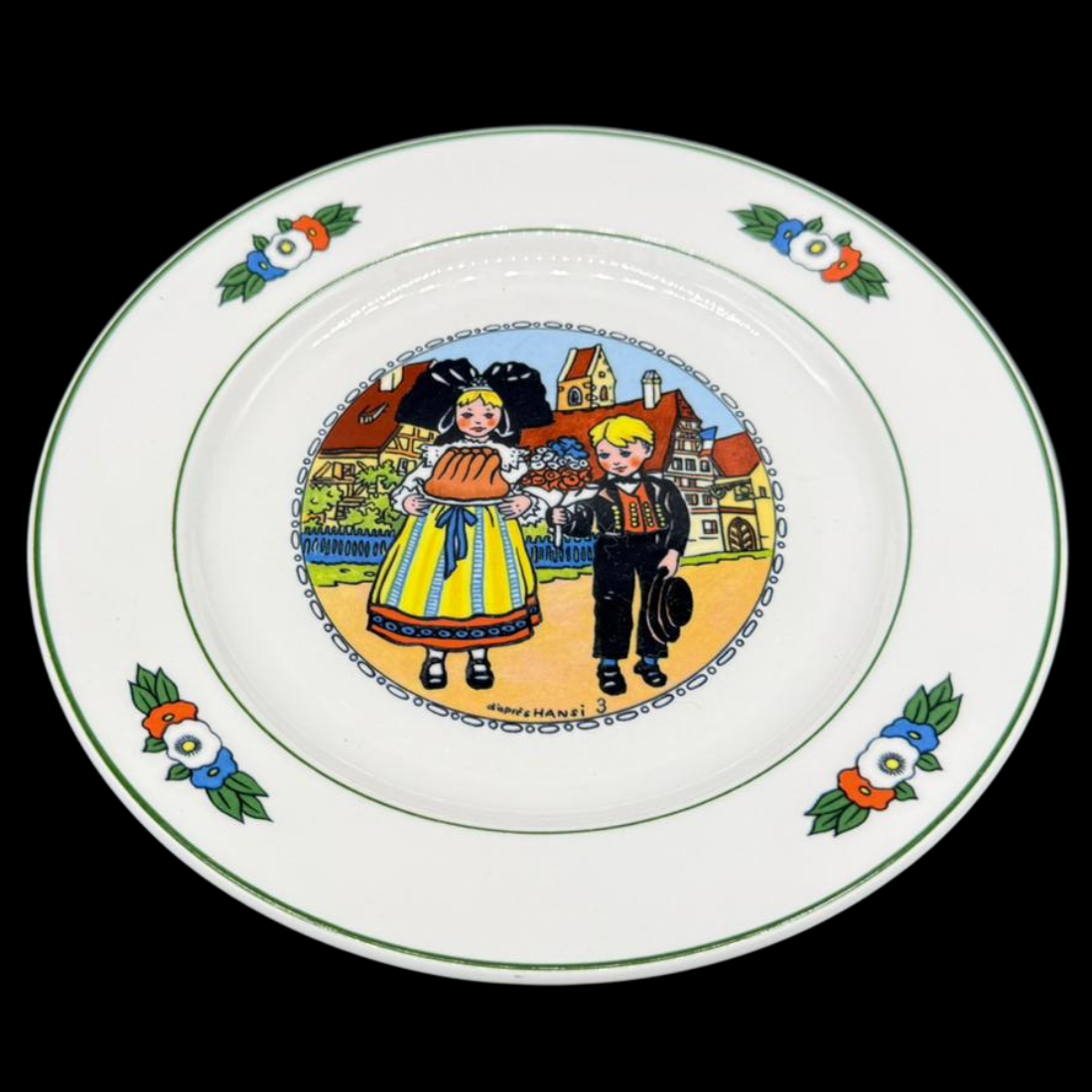 Villeroy & Boch Hansi d´alsace: Kuchenteller / Frühstücksteller "Gugelhupf"