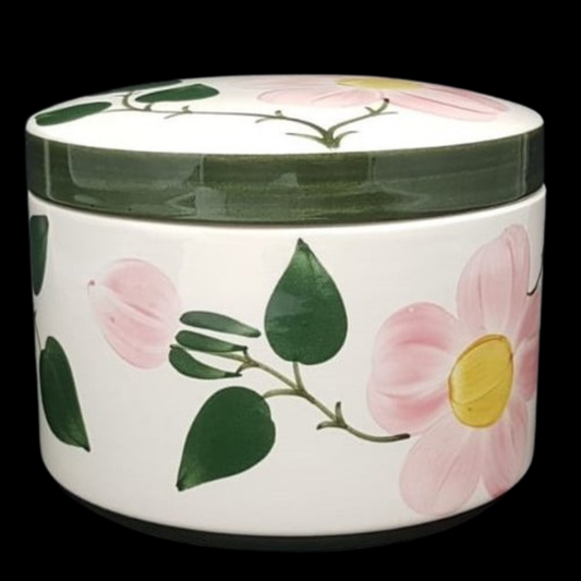 Villeroy & Boch Wildrose: Deckeldose / Dose mit Deckel - niedrig
