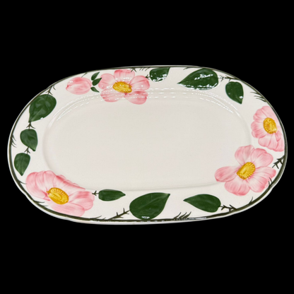 Villeroy & Boch Wildrose: Fleischplatte / Platte 33 x 22 cm - neu