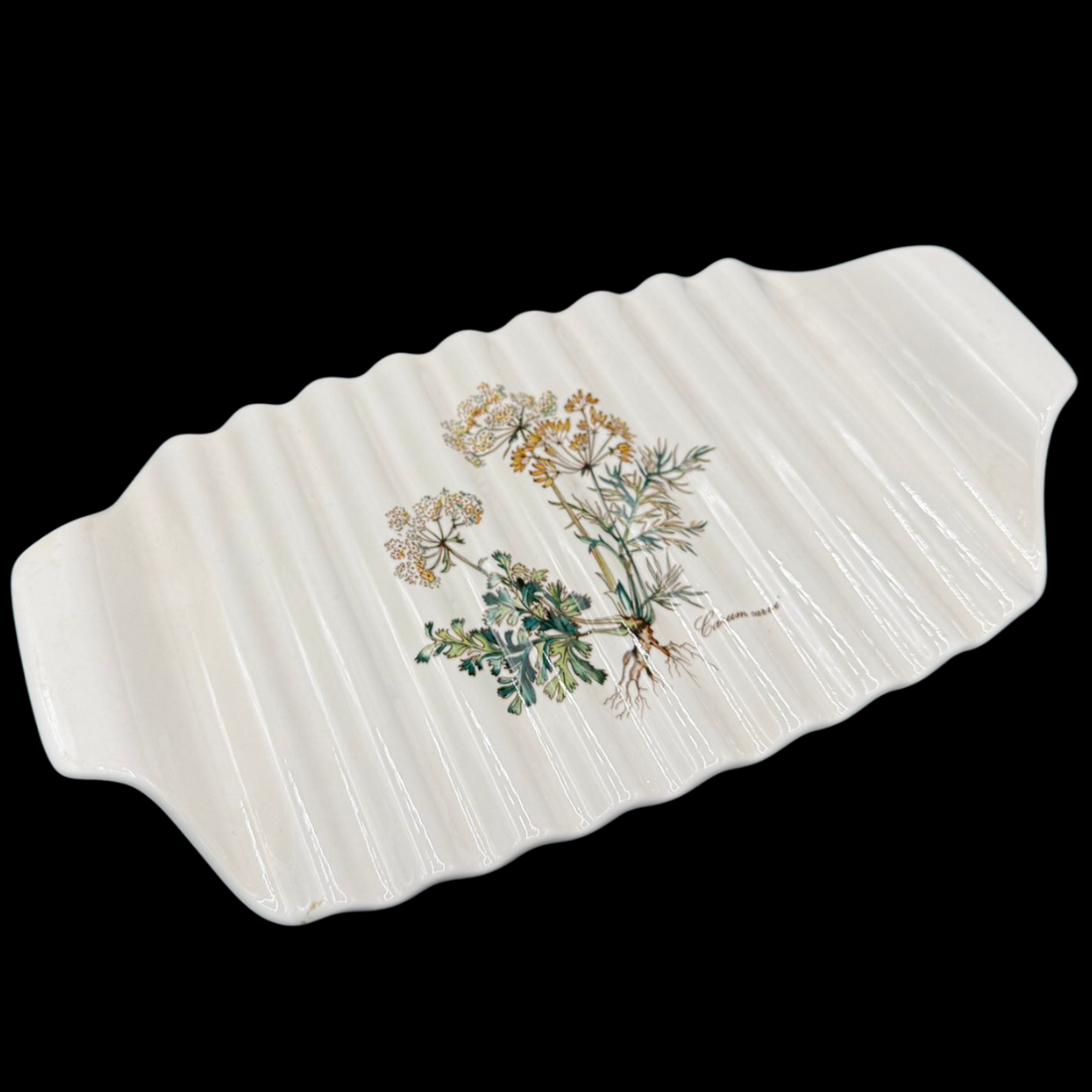 Villeroy & Boch Botanica: Spargelplatte / Platte,  geriffelt