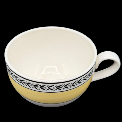 Villeroy & Boch Audun Fleur: Jumbotasse / Frühstückstasse / Cappuccinotasse