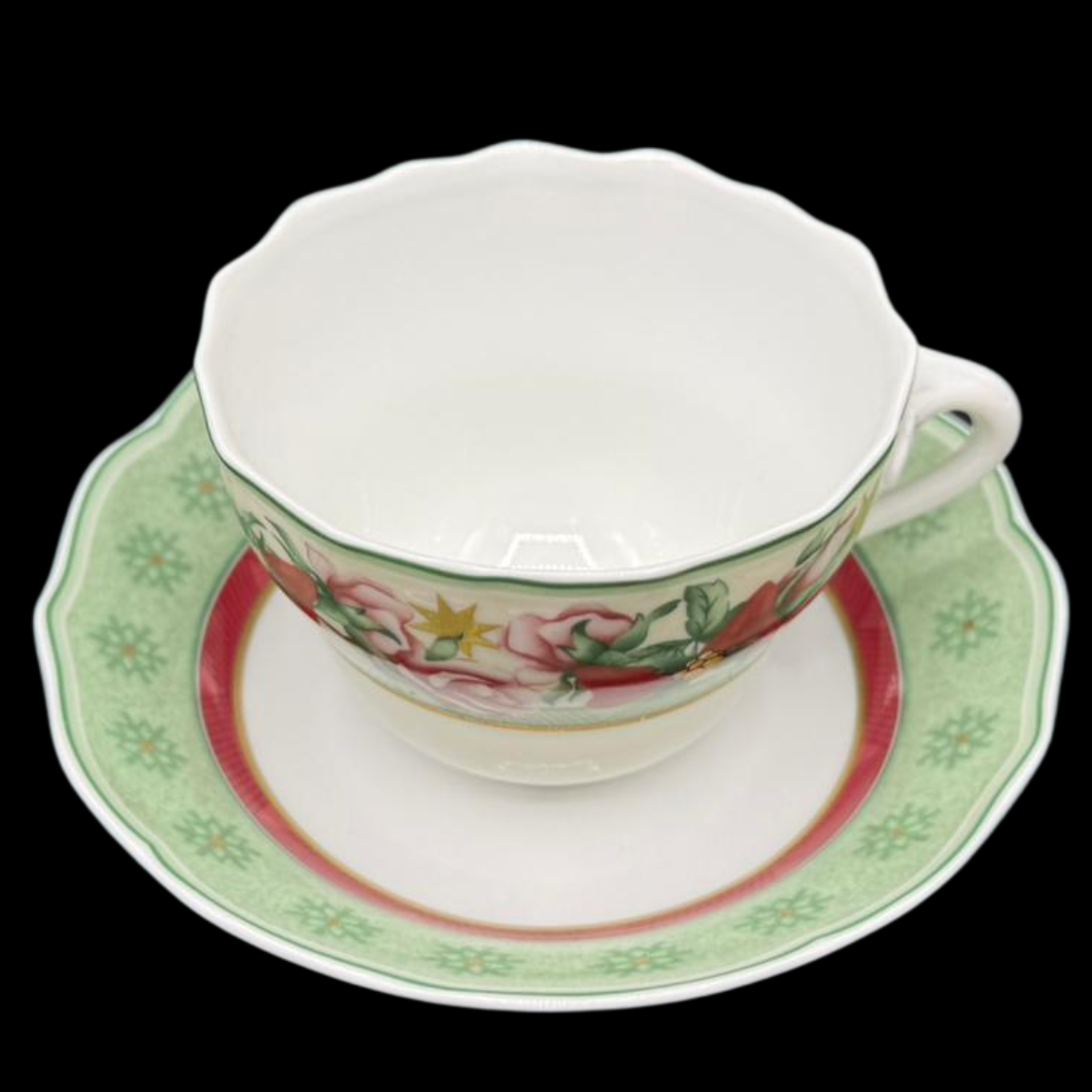 Hutschenreuther Medley Parklane Christmas: Kaffeetasse / Tasse mit Unterteller