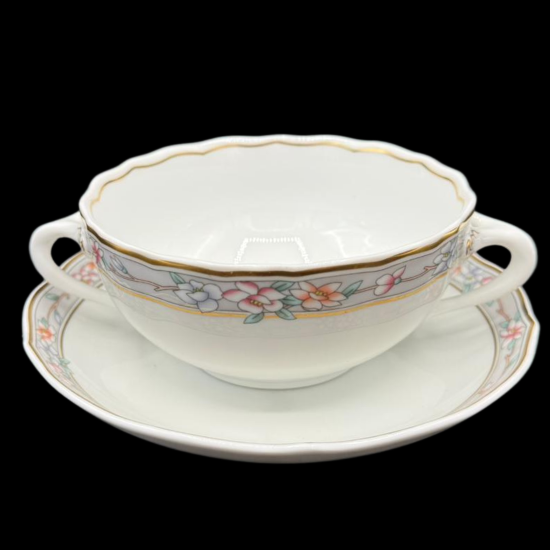 Hutschenreuther Maria Theresia Fürstenau: Suppentasse mit Unterteller - neu