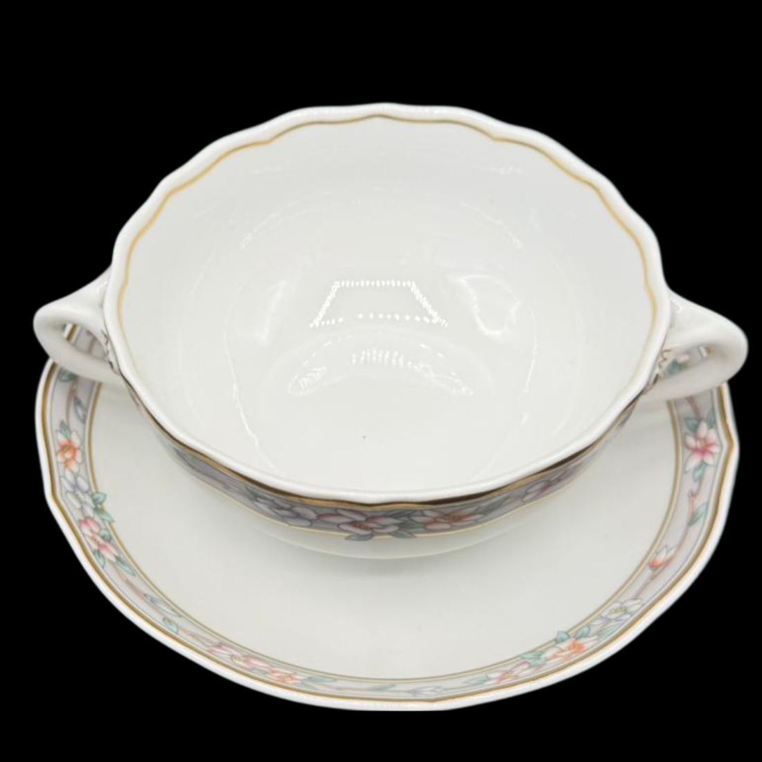 Hutschenreuther Maria Theresia Fürstenau: Suppentasse mit Unterteller - neu