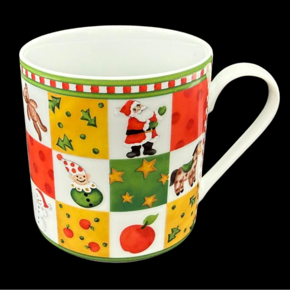 Hutschenreuther Santa Claus Mug: Kaffeebecher / Henkelbecher Weihnachten