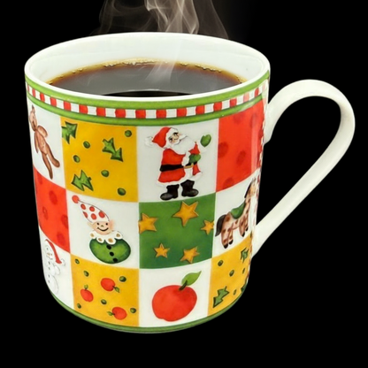 Hutschenreuther Santa Claus Mug: Kaffeebecher / Henkelbecher Weihnachten