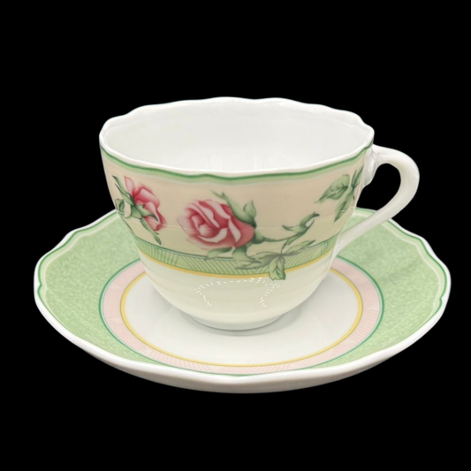 Hutschenreuther Medley Parklane: Kaffeetasse / Tasse mit Unterteller