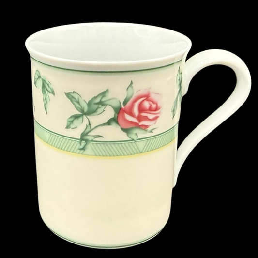 Hutschenreuther Medley Parklane: Henkelbecher / Kaffeebecher - rose