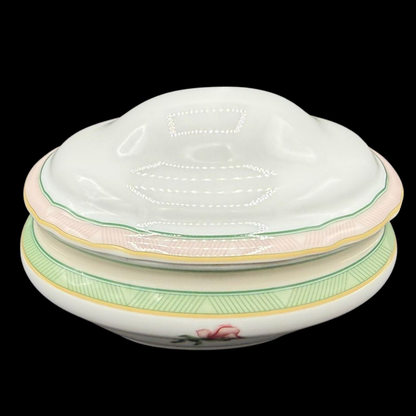 Hutschenreuther Medley Parklane: Porzellandose / Dose - oval - neu