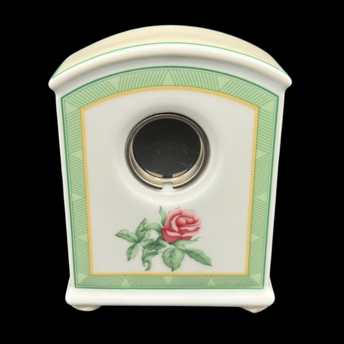 Hutschenreuther Medley Parklane: Uhr / Tischuhr / Kaminuhr ohne Uhrwerk