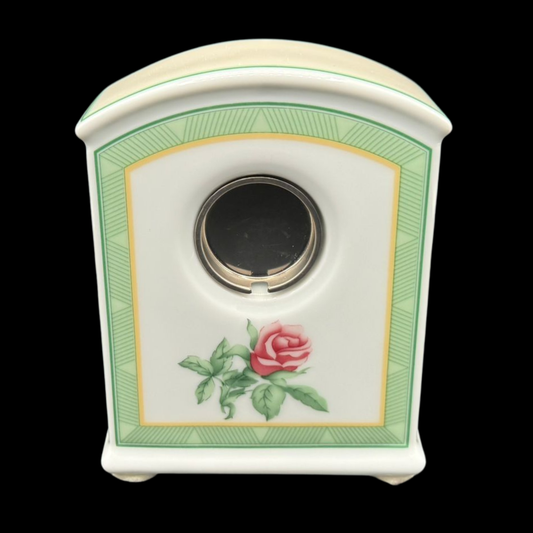 Hutschenreuther Medley Parklane: Uhr / Tischuhr / Kaminuhr ohne Uhrwerk