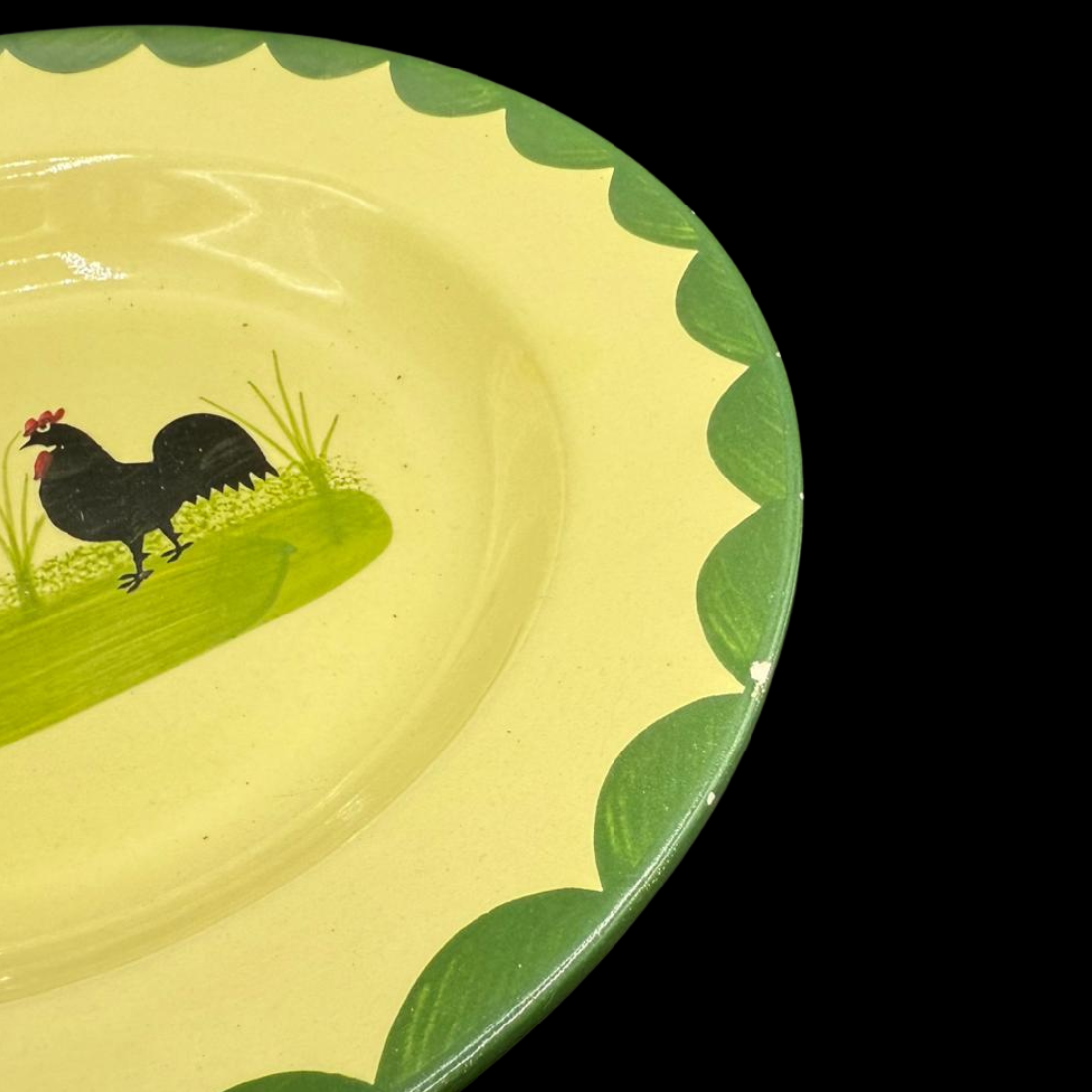 Zeller Keramik Hahn und Henne: Kuchenteller / Dessertteller - siehe Beschreibung
