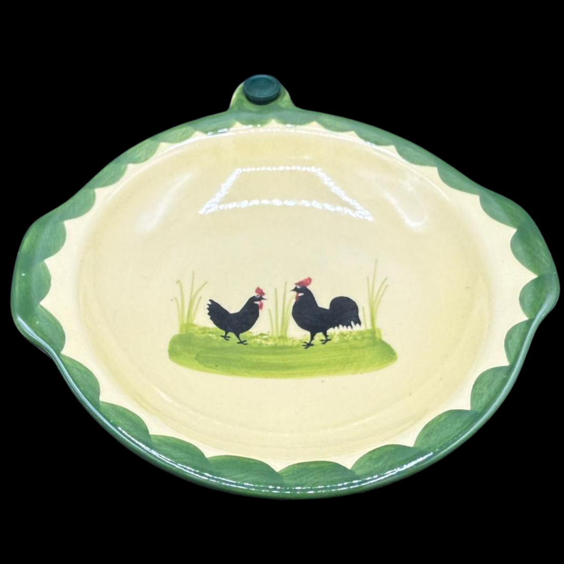 Zeller Keramik Hahn und Henne: Warmhalteteller / Kinderteller