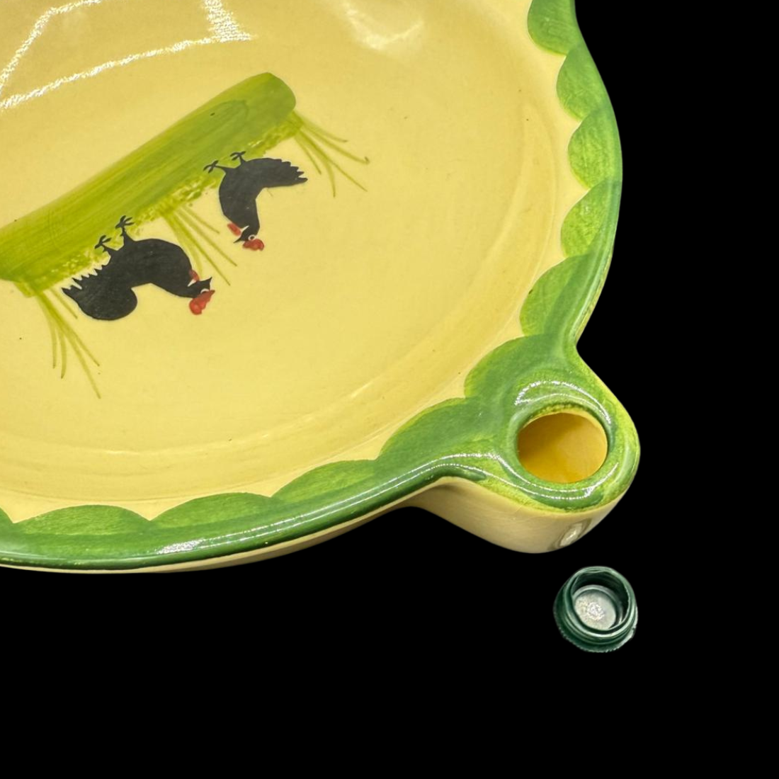 Zeller Keramik Hahn und Henne: Warmhalteteller / Kinderteller