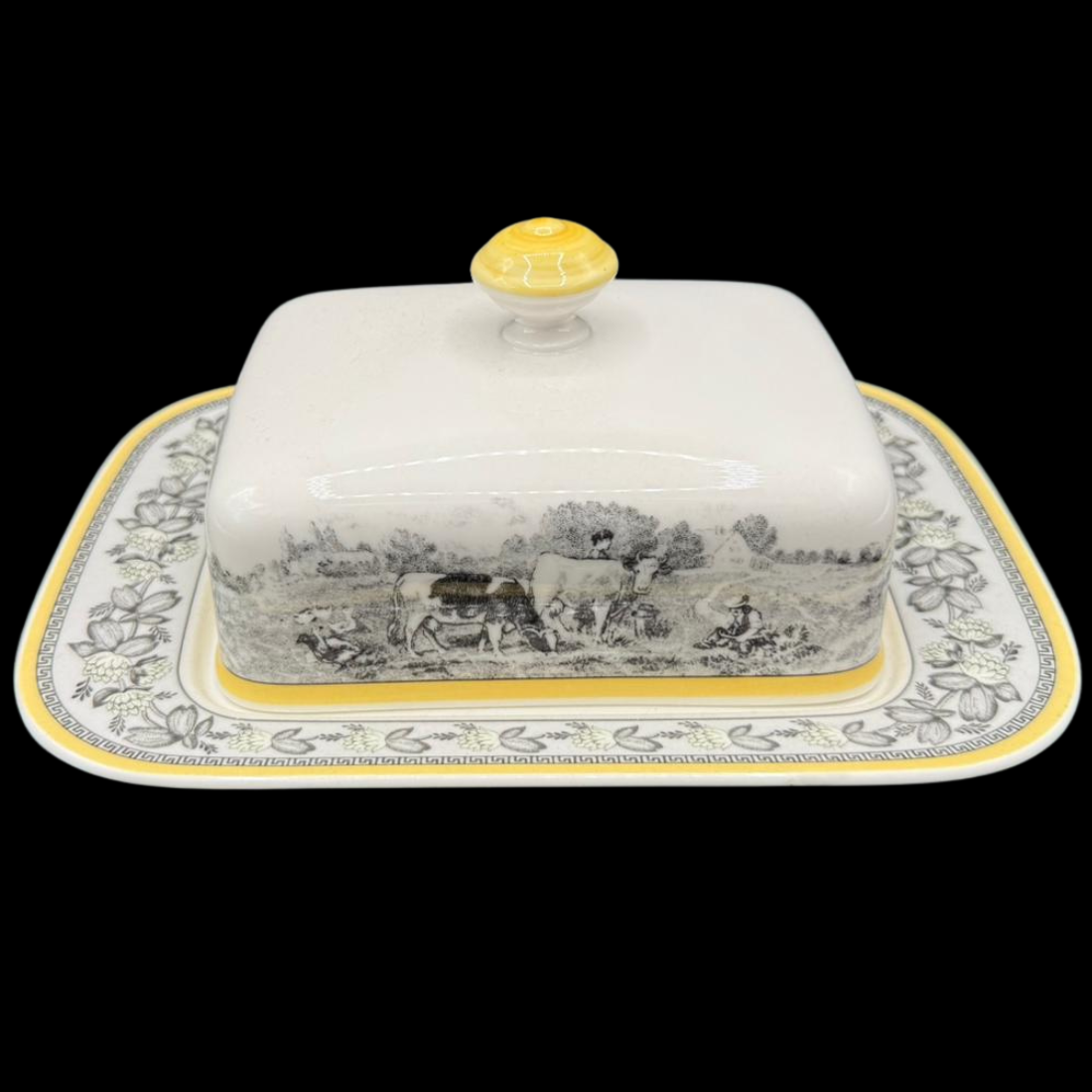 Villeroy & Boch Audun Ferme: Butterdose, zweiteilig - neu und unbenutzt