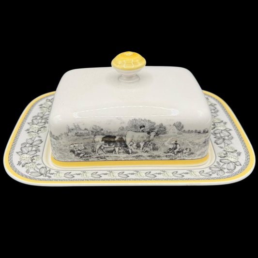 Villeroy & Boch Audun Ferme: Butterdose, zweiteilig - neu und unbenutzt