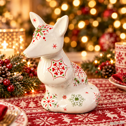 Villeroy & Boch New Modern Christmas: Fuchs aus Porzellan / Porzellanfigur