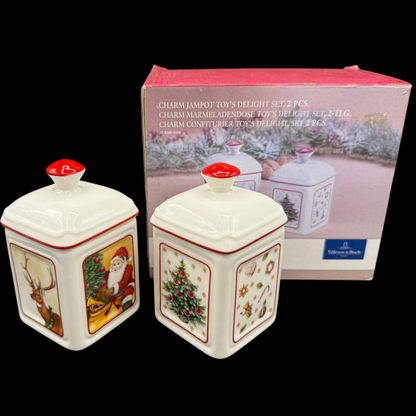 Villeroy & Boch Toy´s delight: Marmeladedendosen, 2er Set, neu mit OVP