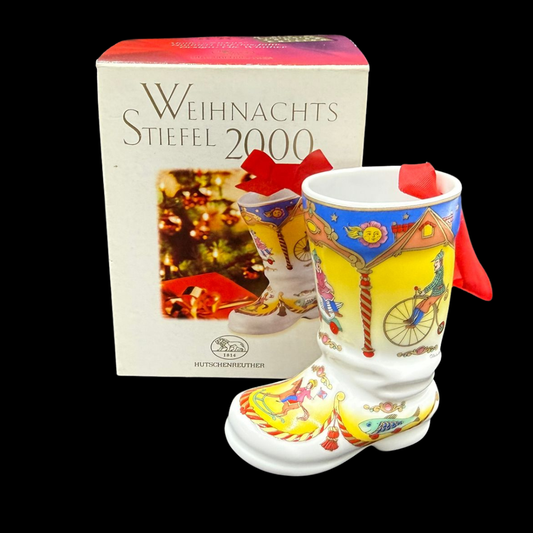Hutschenreuther Weihnachtsstiefel: 2000 - neu und in OVP