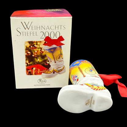 Hutschenreuther Weihnachtsstiefel: 2000 - neu und in OVP