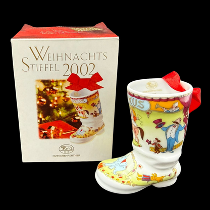 Hutschenreuther Weihnachtsstiefel: 2002 - neu und in OVP
