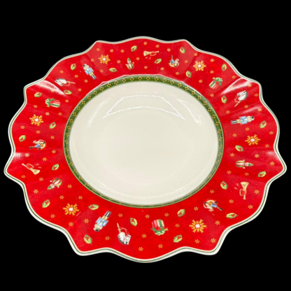 Villeroy & Boch Toy's Delight: Suppenteller / tiefer Teller, rot, 26 cm - neu