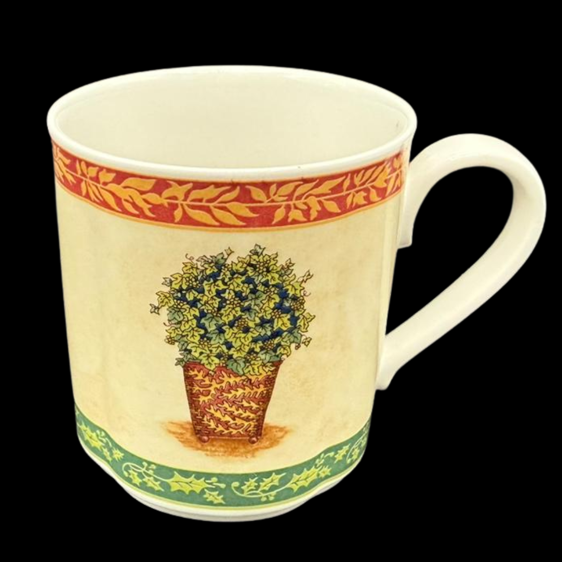 Villeroy & Boch Festive Memories: Henkelbecher / Kaffeebecher - Topiary