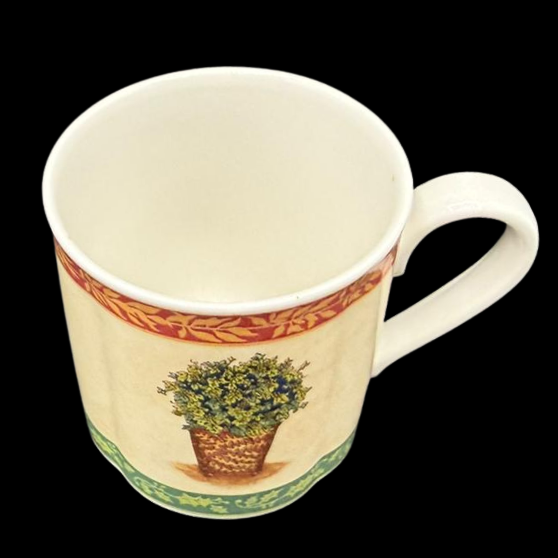 Villeroy & Boch Festive Memories: Henkelbecher / Kaffeebecher - Topiary