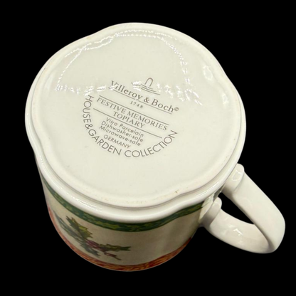 Villeroy & Boch Festive Memories: Henkelbecher / Kaffeebecher - Topiary