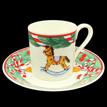 Villeroy & Boch Magic Christmas: Mokkatasse / Espressotasse mit Unterteller