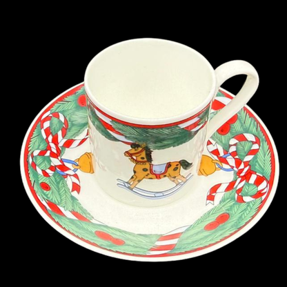 Villeroy & Boch Magic Christmas: Mokkatasse / Espressotasse mit Unterteller