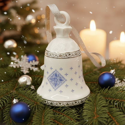 Villeroy & Boch Azurea Noel: Christbaumglocke / Weihnachtsglocke / Glocke 3