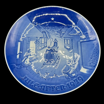 Royal Copenhagen B&G: Wandteller " Jule aften 1979"
