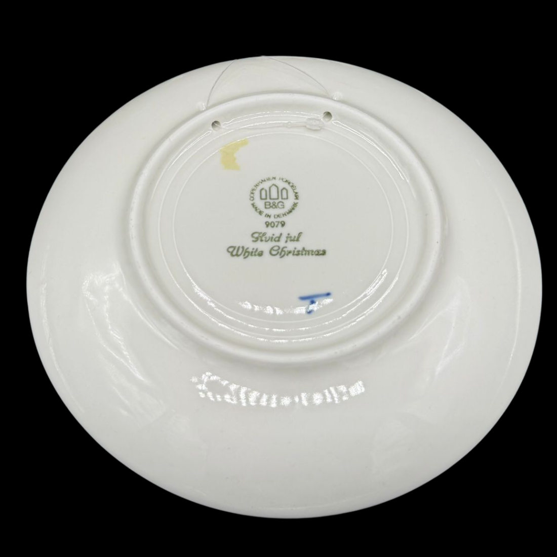Royal Copenhagen B&G: Wandteller " Jule aften 1976"