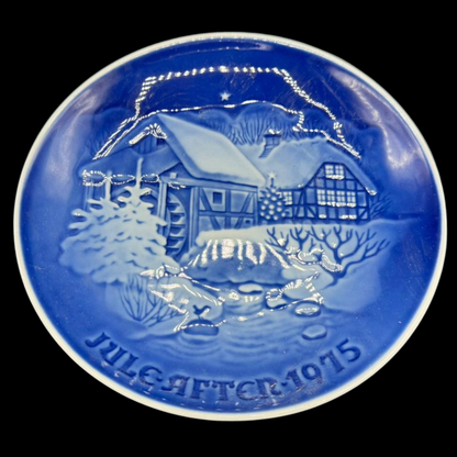 Royal Copenhagen B&G: Wandteller " Jule aften 1975"