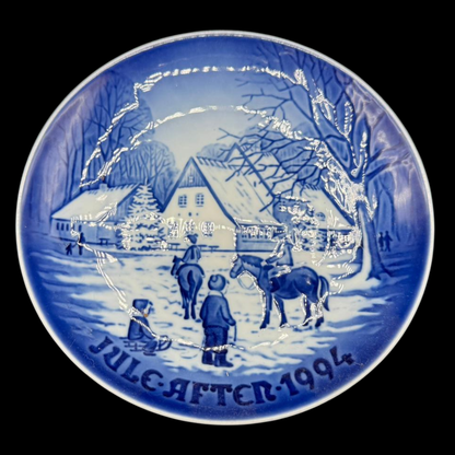 Royal Copenhagen B&G: Wandteller " Jule aften 1994"