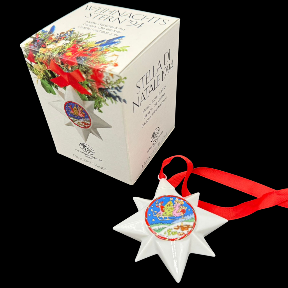 Hutschenreuther Weihnachtsstern: 1994 - neu und in OVP