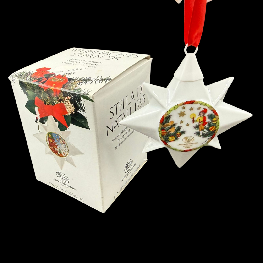 Hutschenreuther Weihnachtsstern: 1995 - neu und in OVP