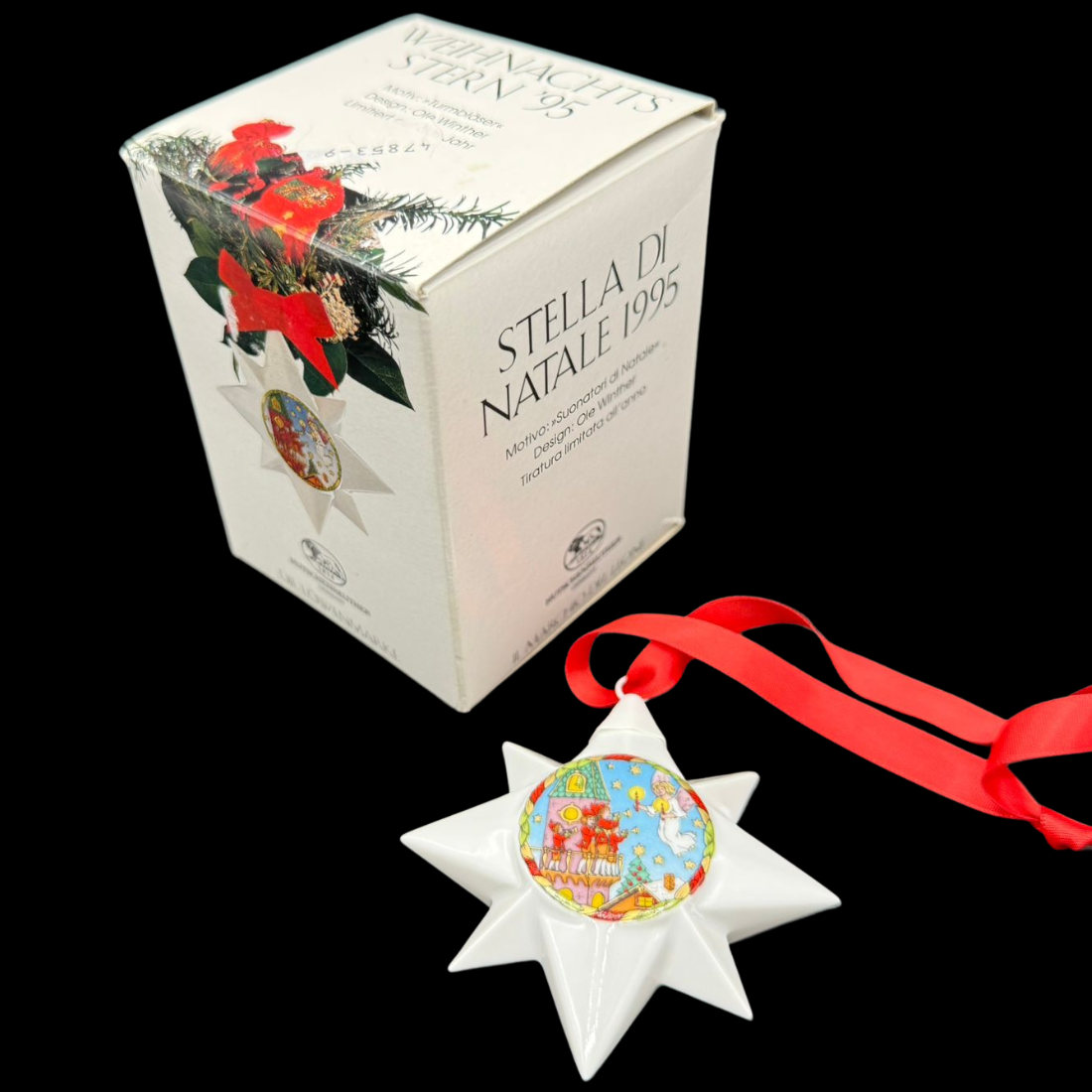 Hutschenreuther Weihnachtsstern: 1995 - neu und in OVP