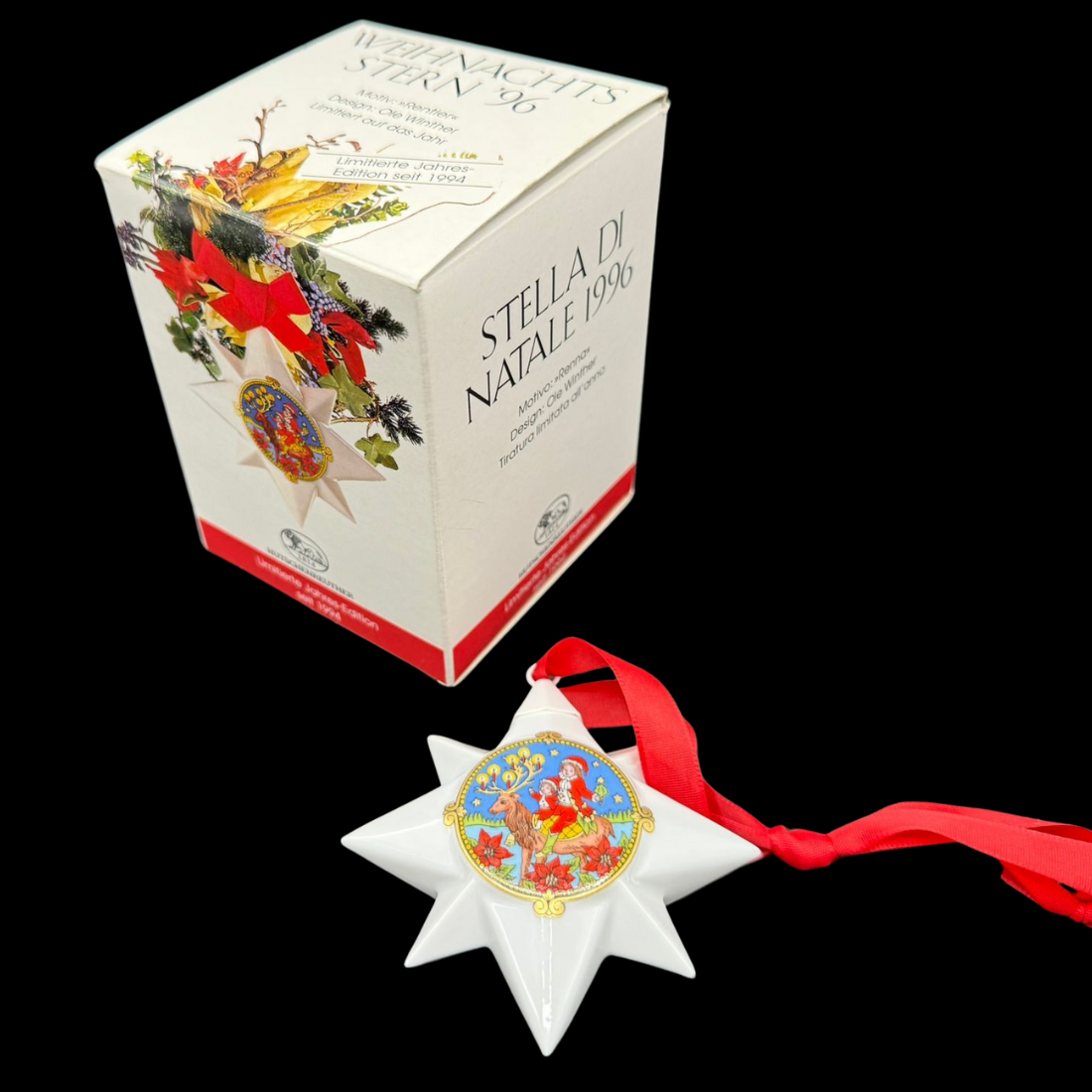 Hutschenreuther Weihnachtsstern: 1996 - neu und in OVP