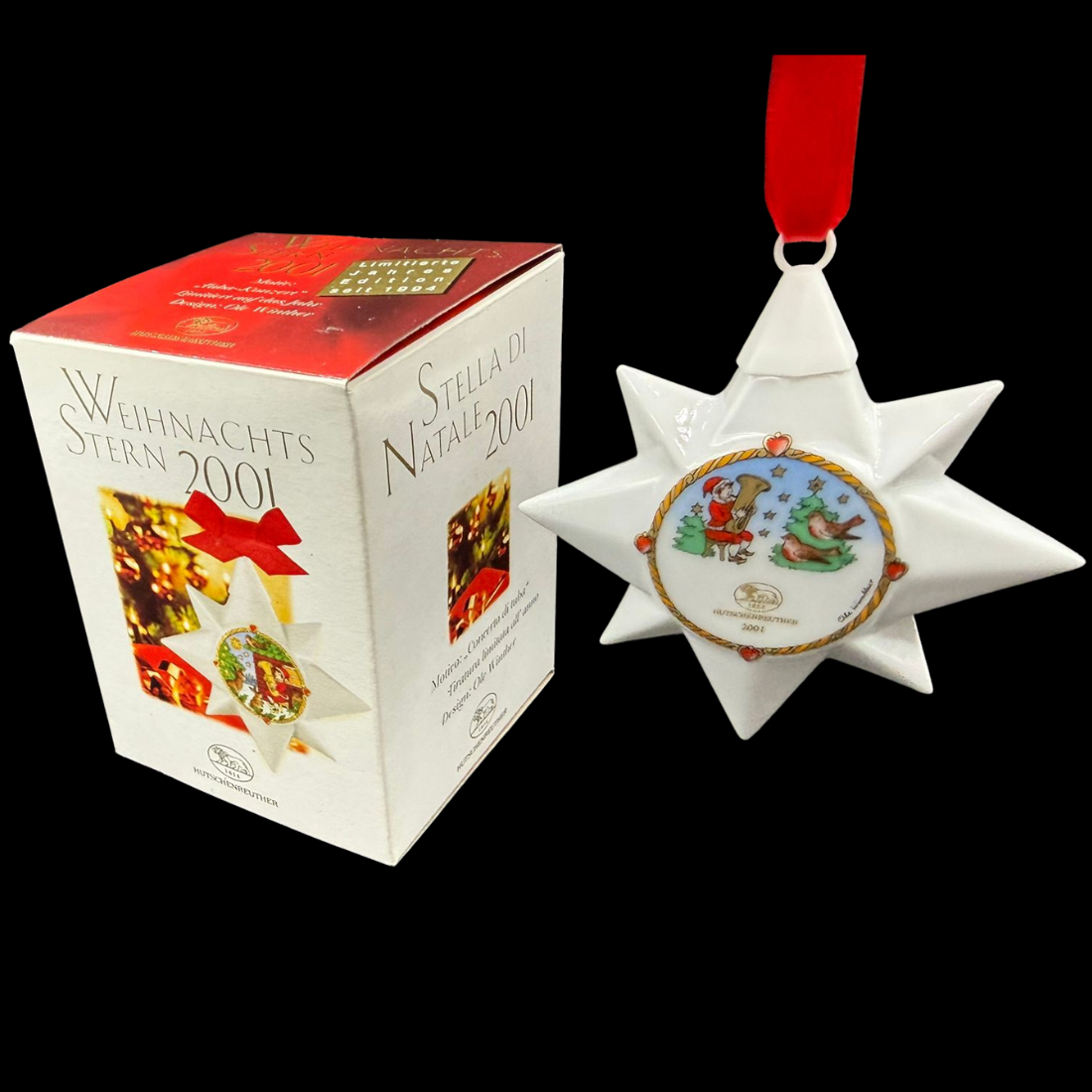 Hutschenreuther Weihnachtsstern: 2001 - neu und in OVP