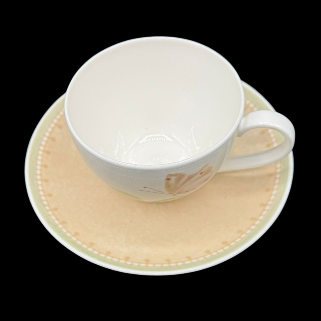 Villeroy & Boch Florea: Kaffeetasse / Tasse mit Unterteller - neu