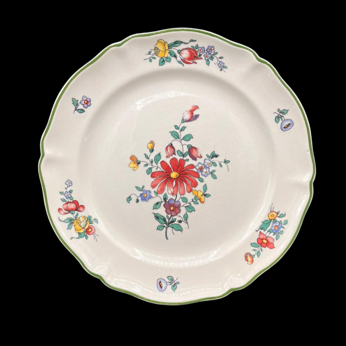 Villeroy & Boch Alt Straßburg 1562: Brotteller / kleiner Teller Gerbera