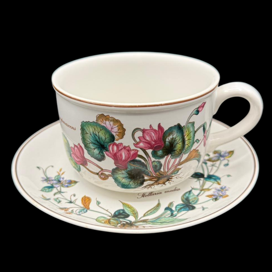 Villeroy & Boch Botanica: Jumbotasse / Frühstückstasse mit Unterteller - XXL - siehe Beschreibung